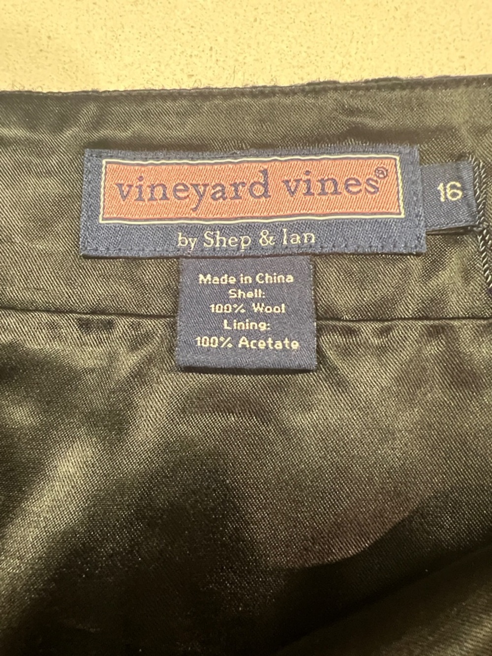 Vineyard Vines Red and Green Plaid Mini Skirt with Black Trim - Picture 2 of 5